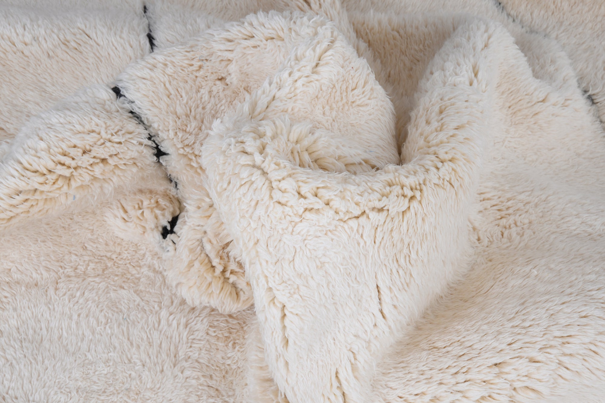 Black and White Bohemian Rug 3249