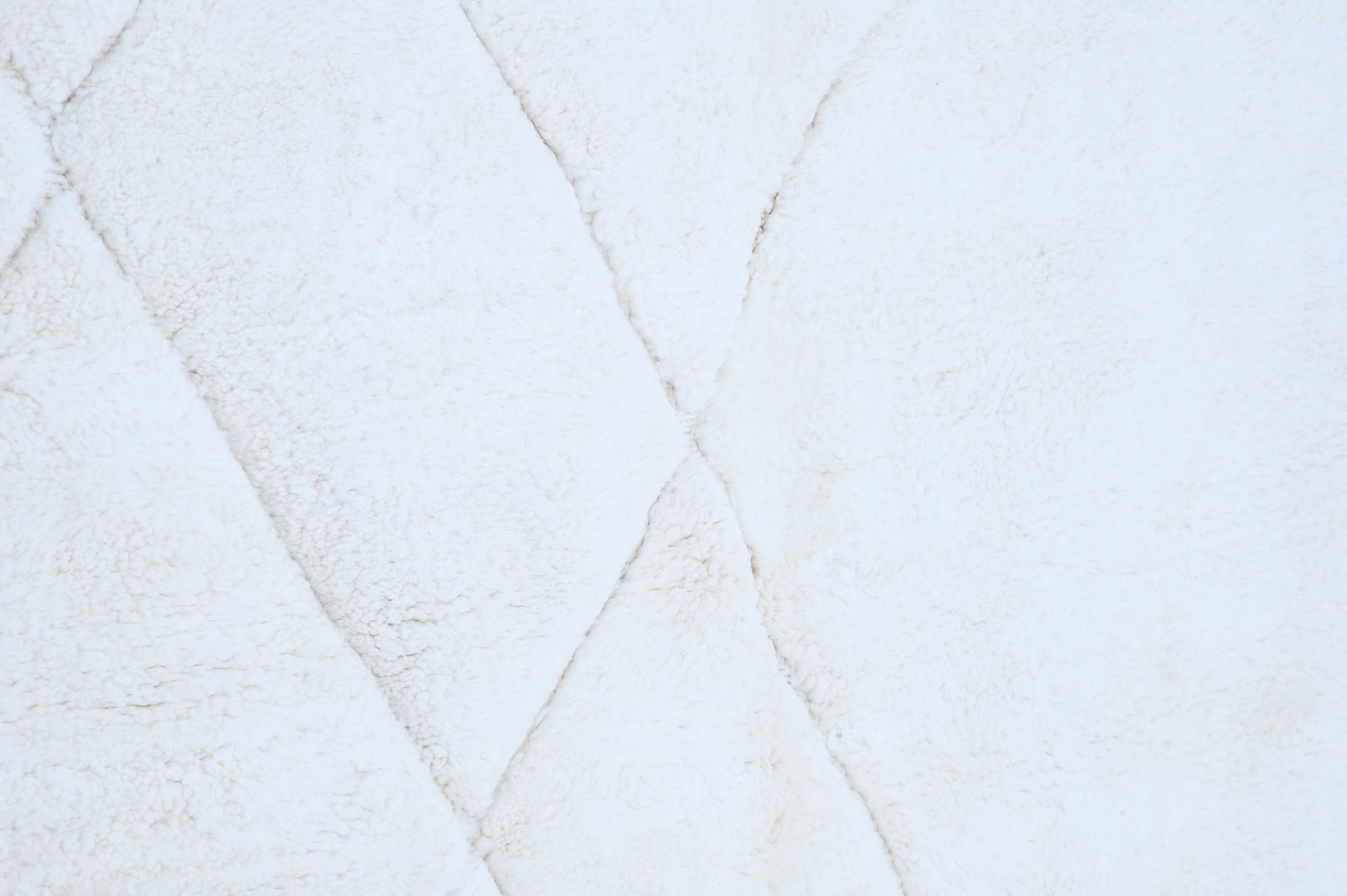 Neutral White Beni Ourain Rug 3268