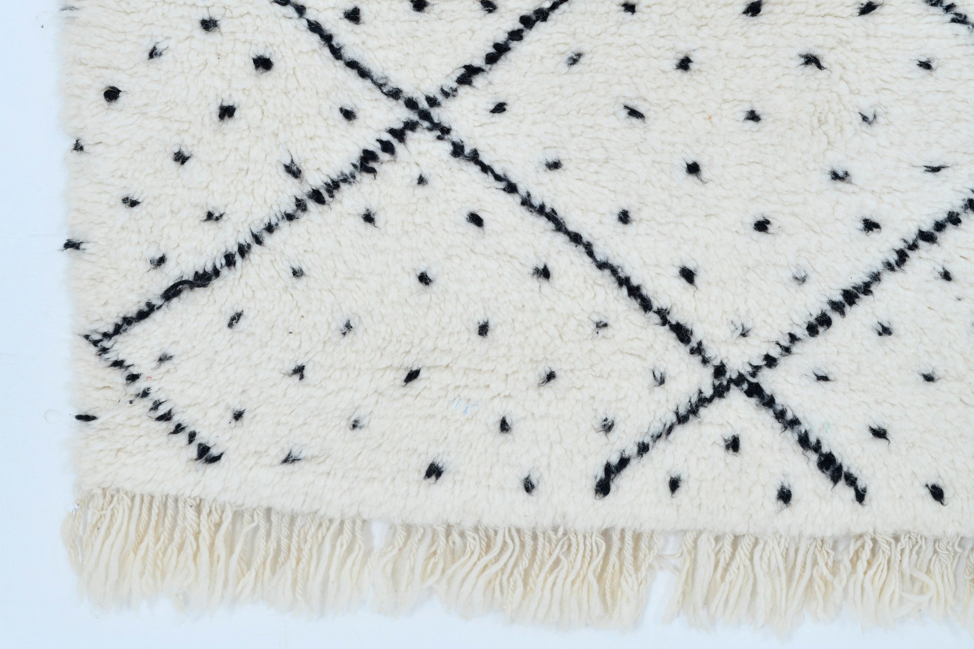 Black & White Beni Ourain Rug 3362