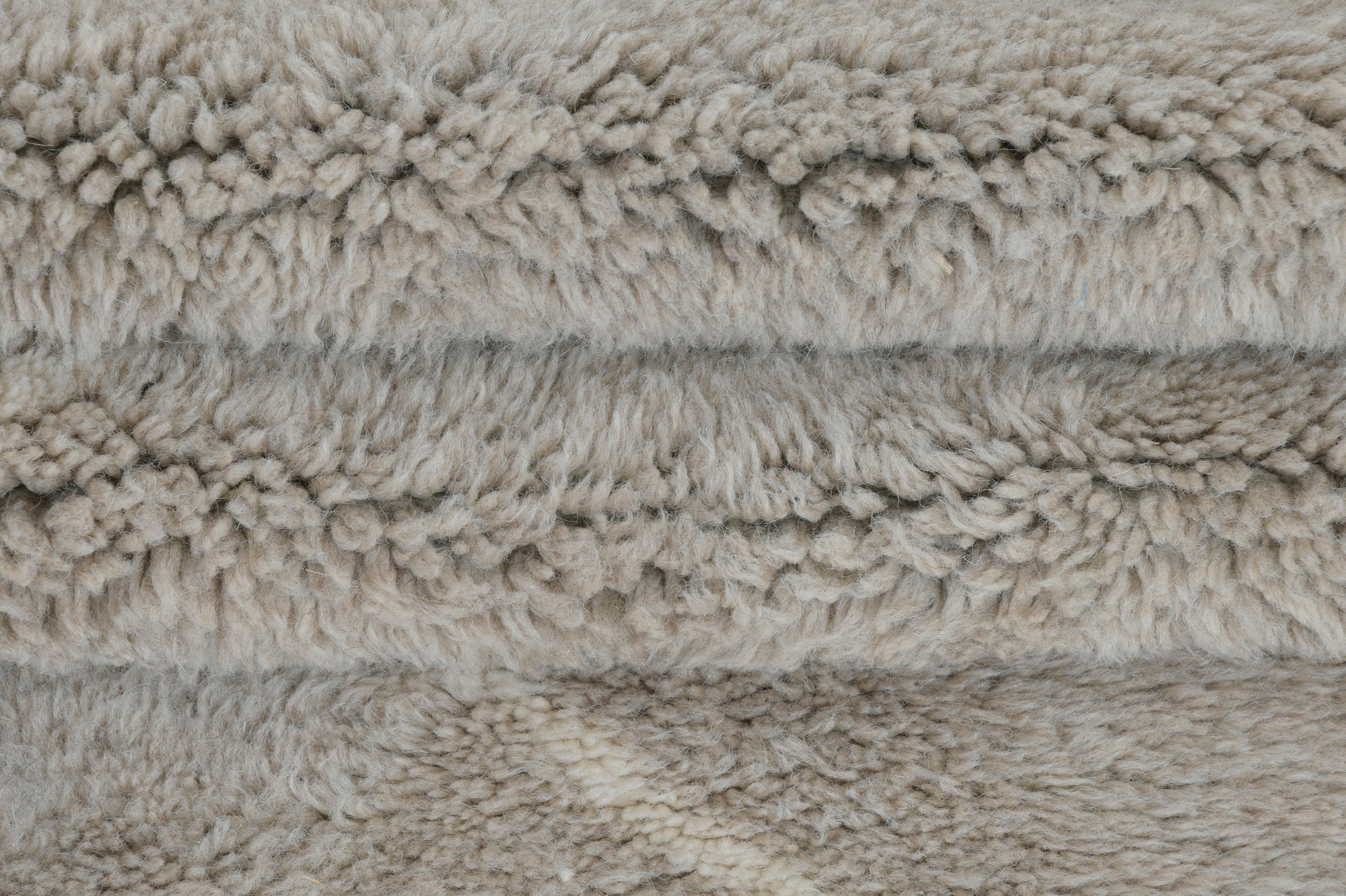 Moroccan custom rug from Beni Ourain, Wool and Thread, Brown
