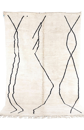 Mid Century Moroccan Rug 3520