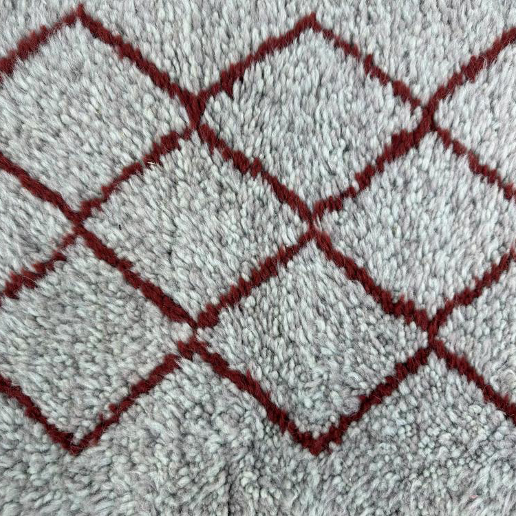 Red Lozenge Rug 4527