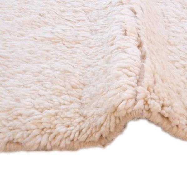 Moroccan custom rug from Beni Ourain, Wool and Thread, Colorful