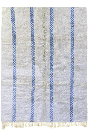 Blue Line Motifs Rug 4588