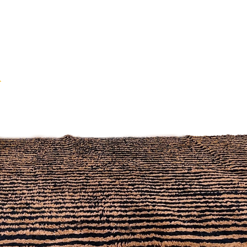 Moroccan custom rug from Beni Ourain, Wool, Brown