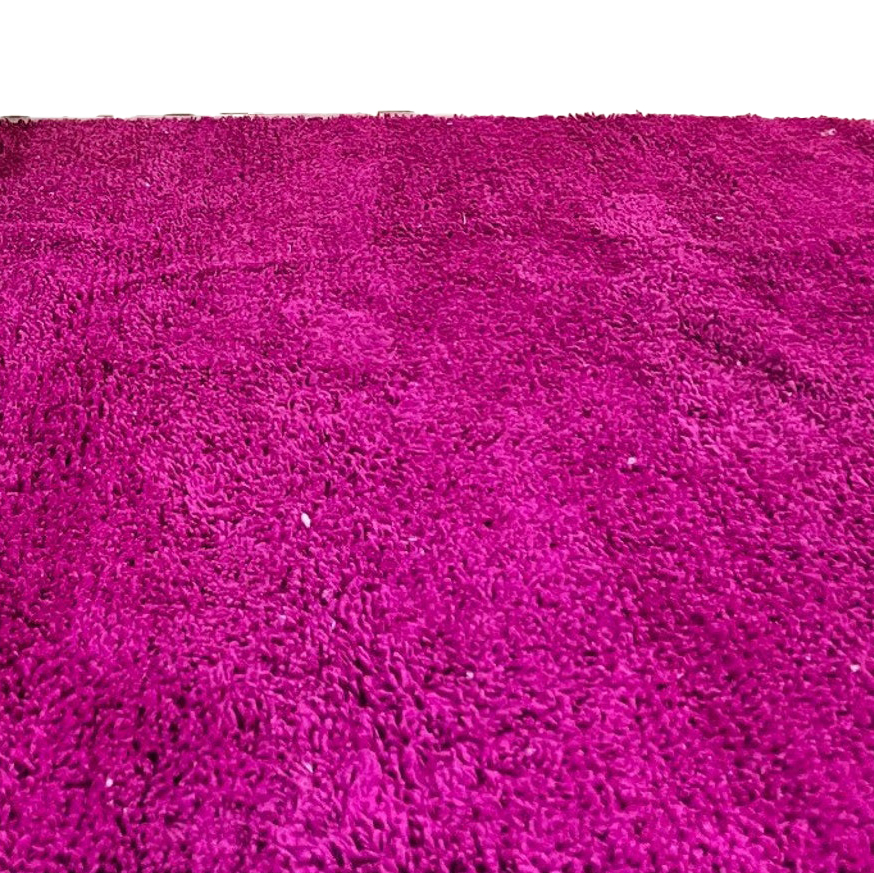 Moroccan custom rug from Beni Ourain, Wool, Pink