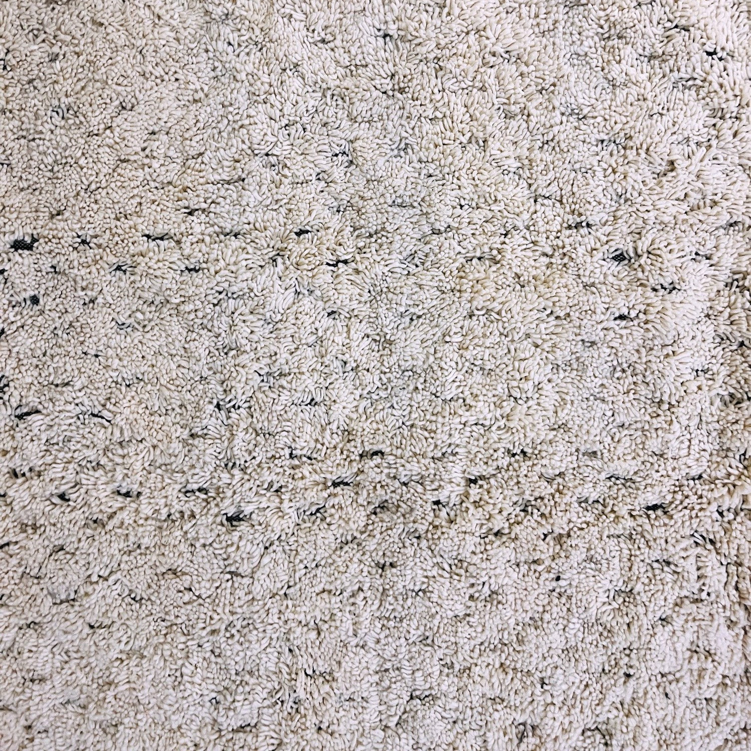 Moroccan custom rug from Beni Ourain, Wool, White