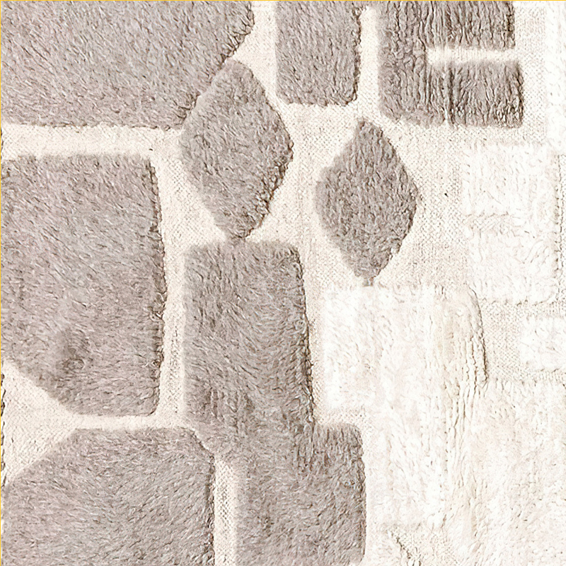 Moroccan custom rug from Beni Ourain, Wool, White