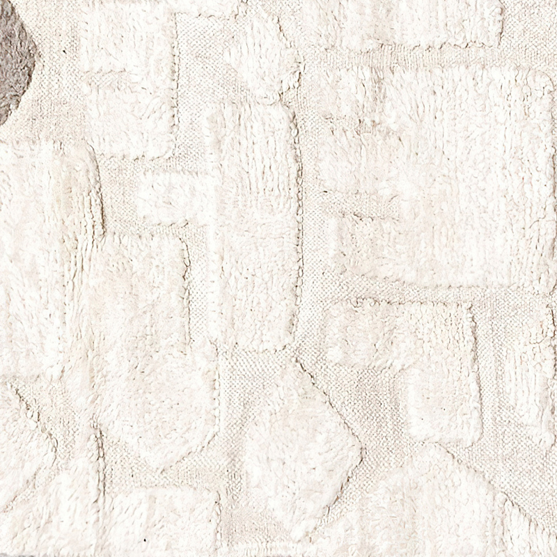 Moroccan custom rug from Beni Ourain, Wool, White