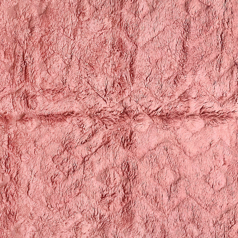 Moroccan custom rug from Beni Ourain, Wool, Pink