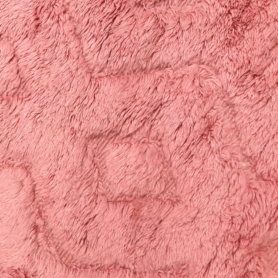 Moroccan custom rug from Beni Ourain, Wool, Pink