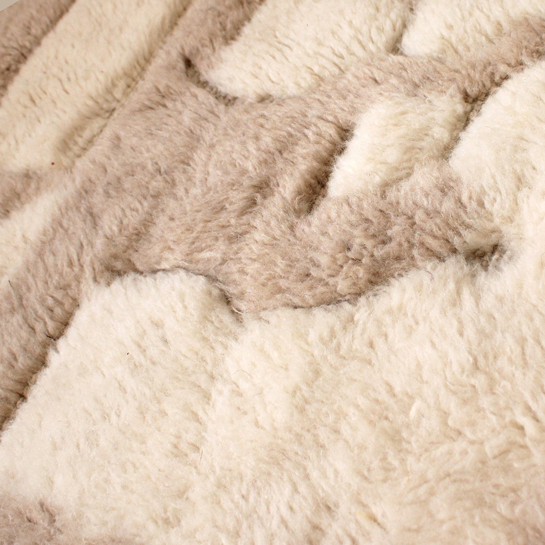 Moroccan custom rug from Beni Ourain, Beige
