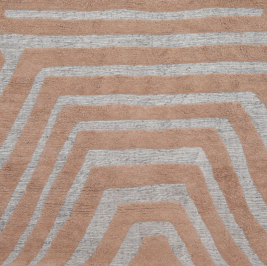 Moroccan custom rug from Beni Ourain, Wool, Brown