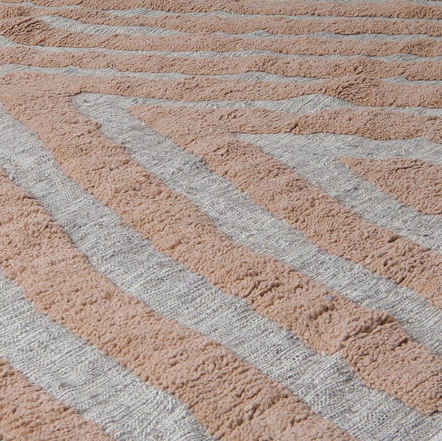 Moroccan custom rug from Beni Ourain, Wool, Brown