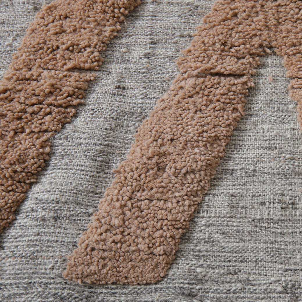 Moroccan custom rug from Beni Ourain, Wool, Brown