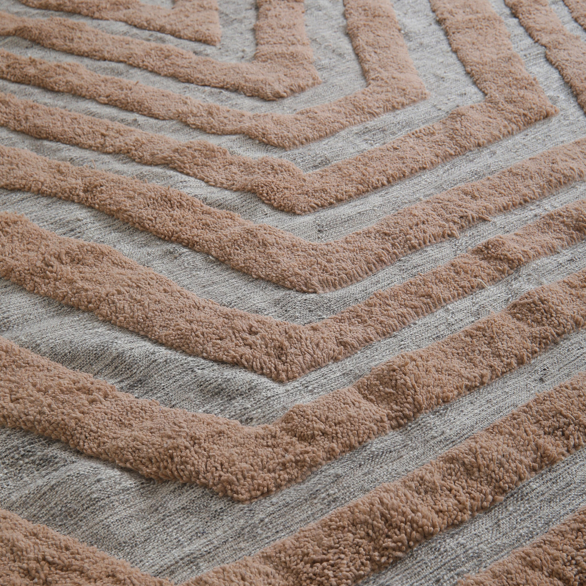 Moroccan custom rug from Beni Ourain, Wool, Brown