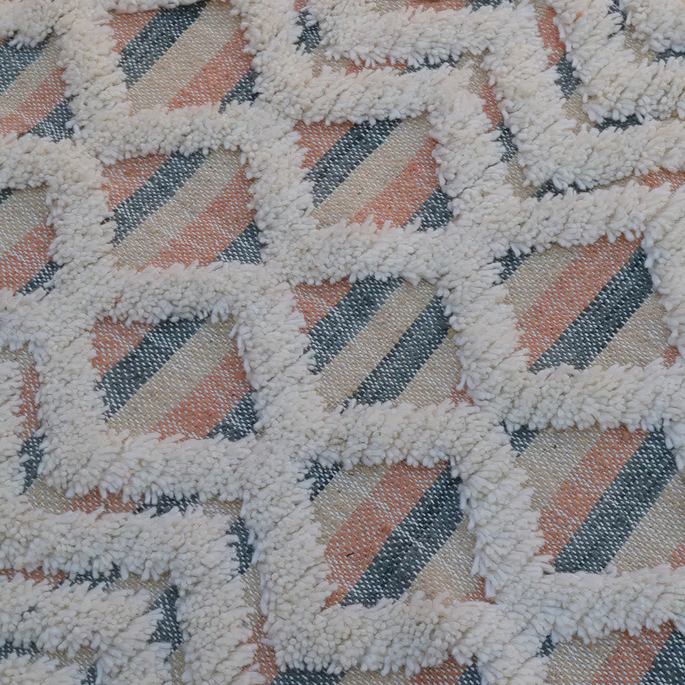 Moroccan custom rug from Beni Ourain, Wool, White