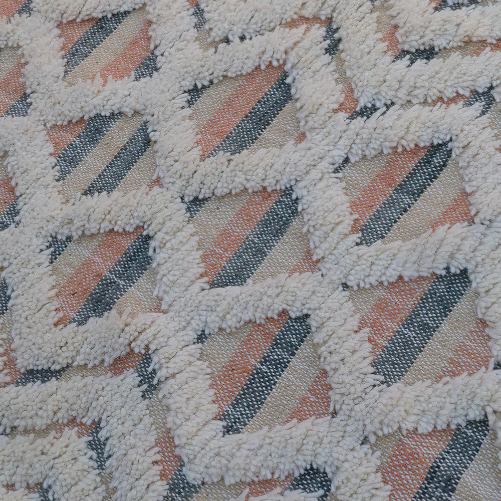 Moroccan custom rug from Beni Ourain, Wool, White