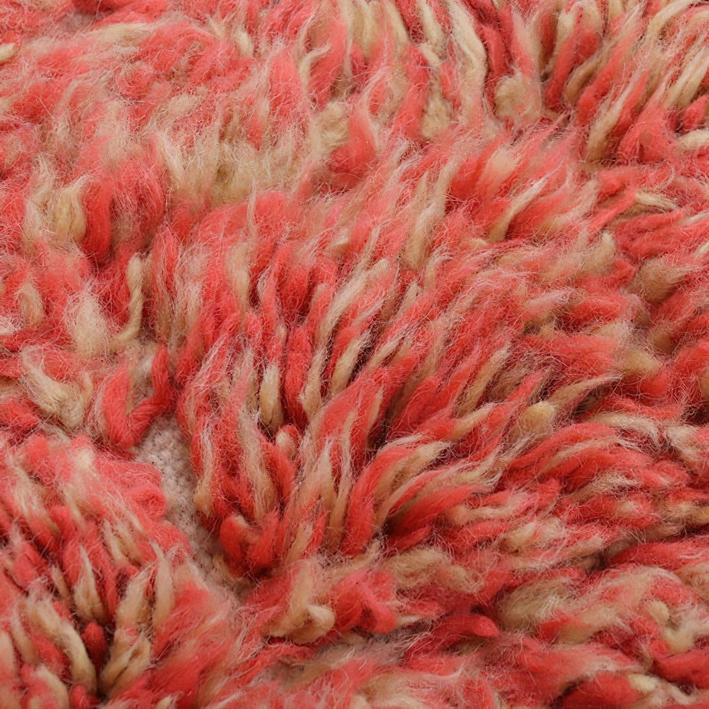 Moroccan custom rug from Beni Ourain, Wool, Pink