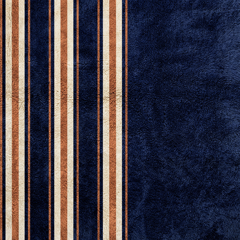 Navy Blue Stripes 5119