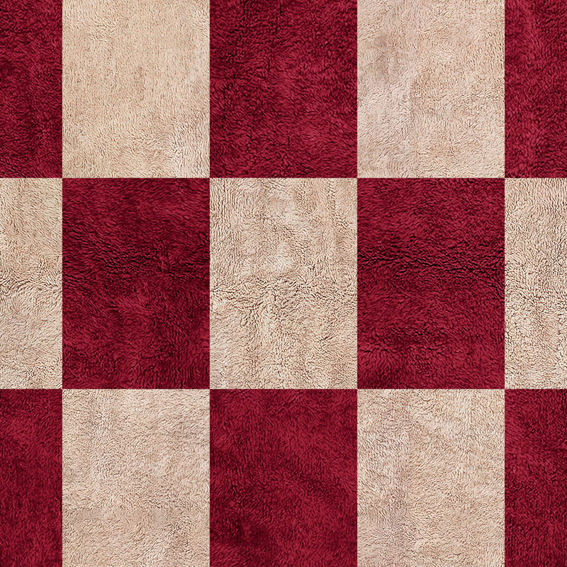Moroccan custom rug from Beni Ourain, Wool, Red