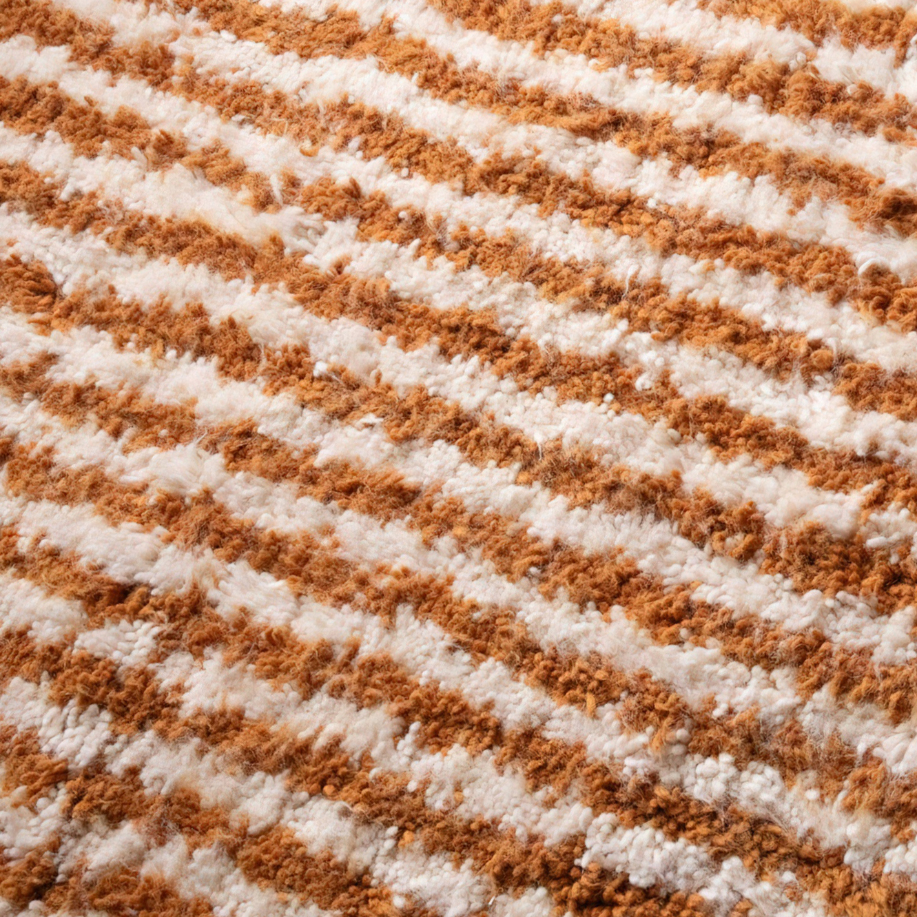 Moroccan custom rug from Beni Ourain, Wool, Orange