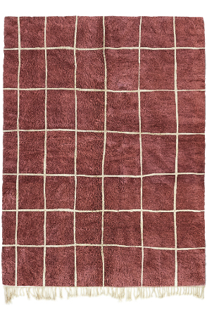 Red Checker Rug 5247