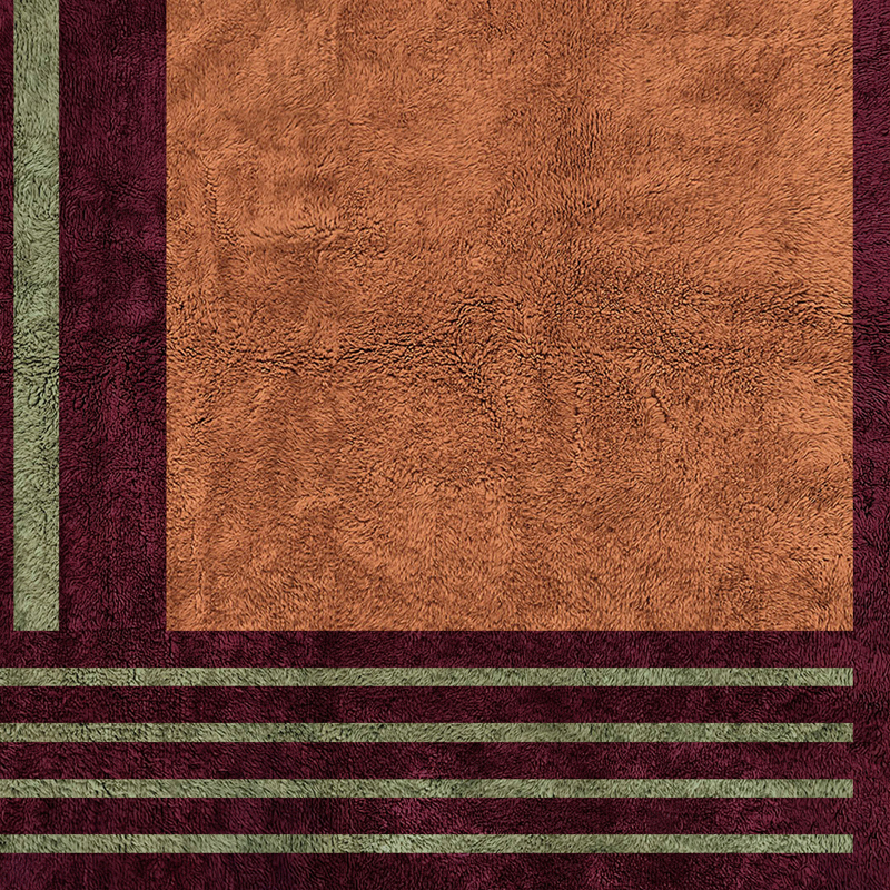 Moroccan custom rug from Beni Ourain, Wool, Green