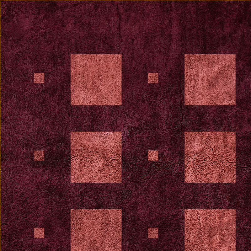 Moroccan custom rug from Beni Ourain, Wool, Red