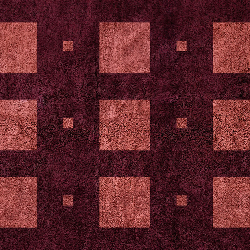 Moroccan custom rug from Beni Ourain, Wool, Red