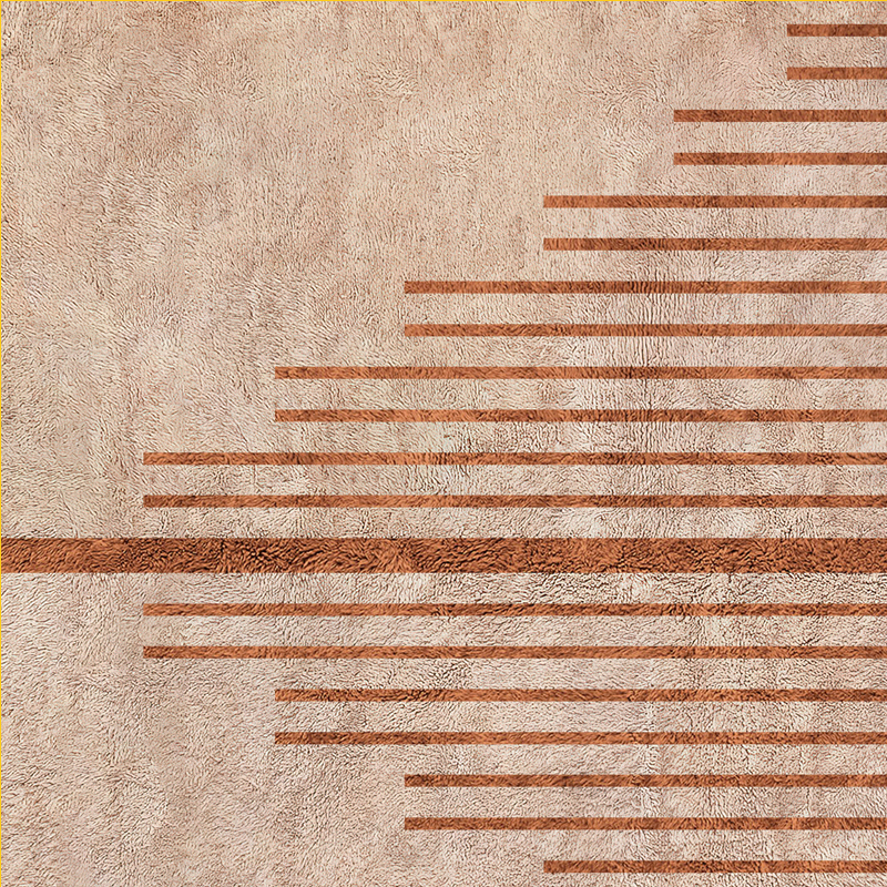 Moroccan custom rug from Beni Ourain, Wool, White