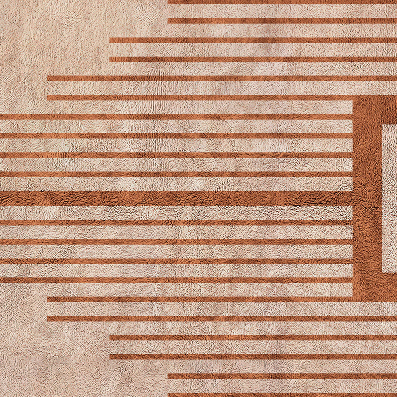 Moroccan custom rug from Beni Ourain, Wool, White