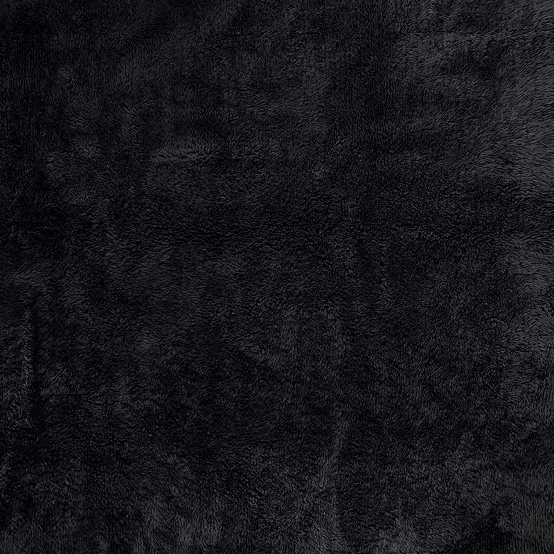 Moroccan custom rug from Beni Ourain, Wool, Black